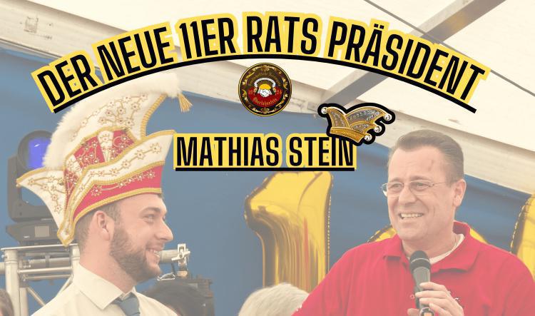 Der neue 11er Rats Präsident