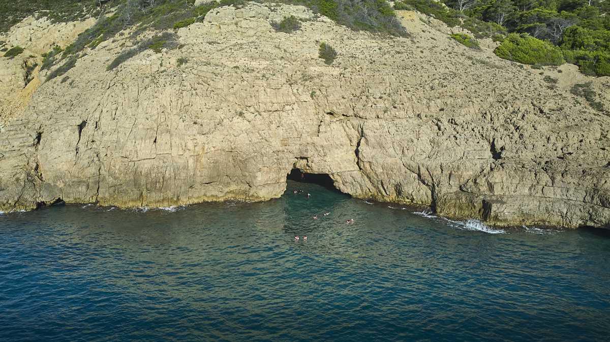 L’Hospitalet de l’Infant, visto desde el mar L’Hospitalet de l’Infant, visto desde el mar