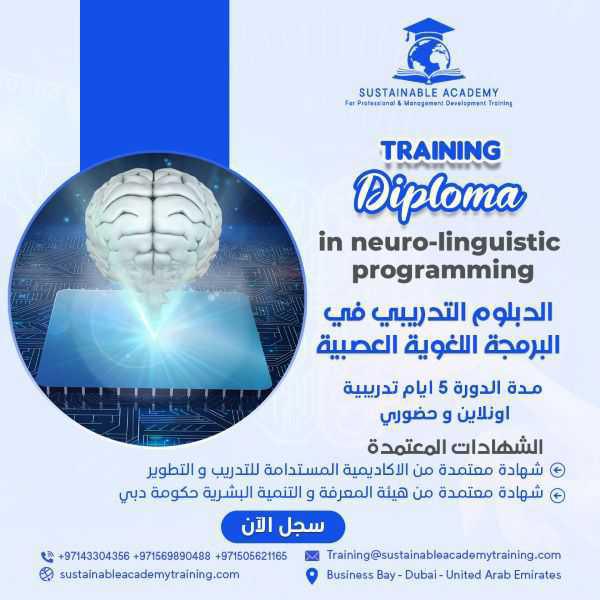 Training diploma in neuro-linguistic programming