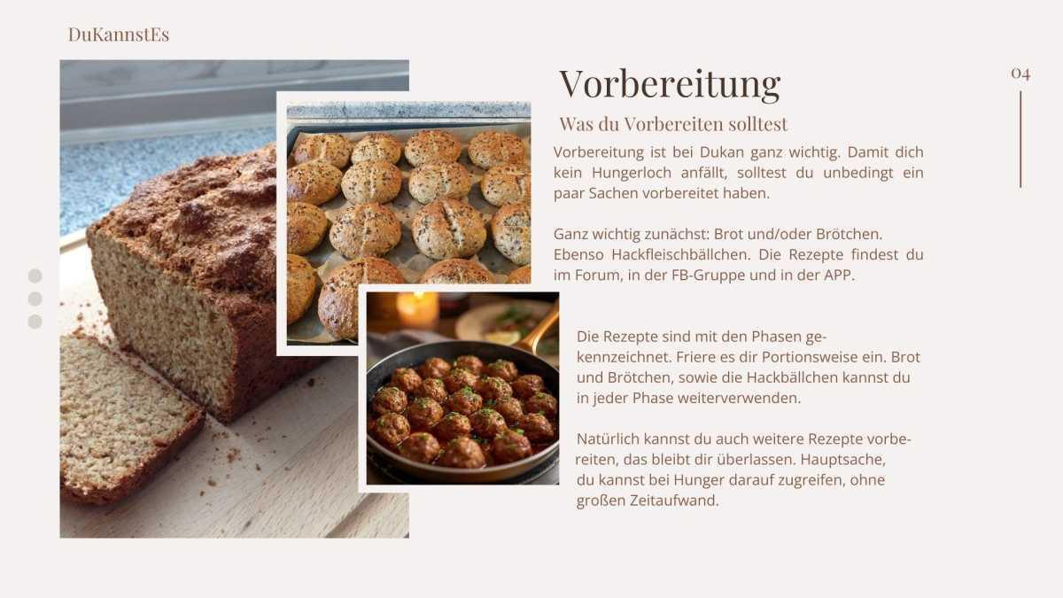 Rezepte für die Startphase