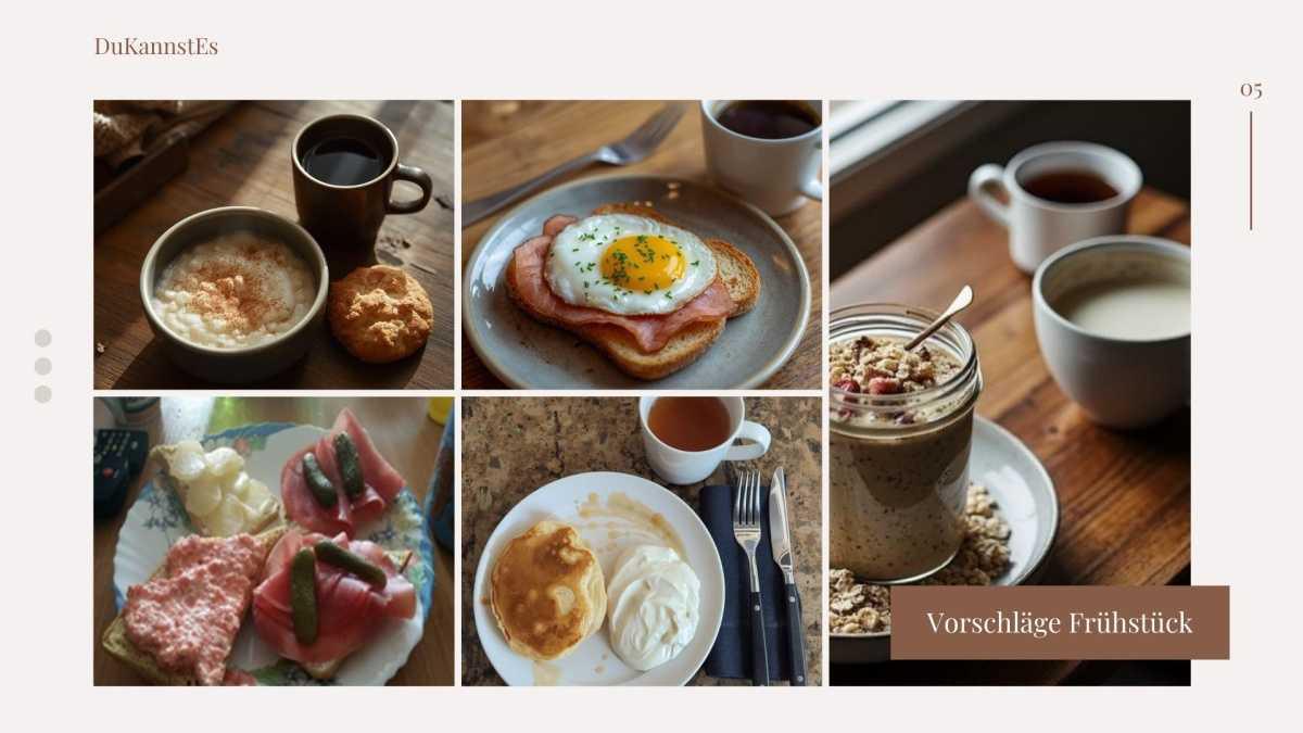 Rezepte für die Startphase