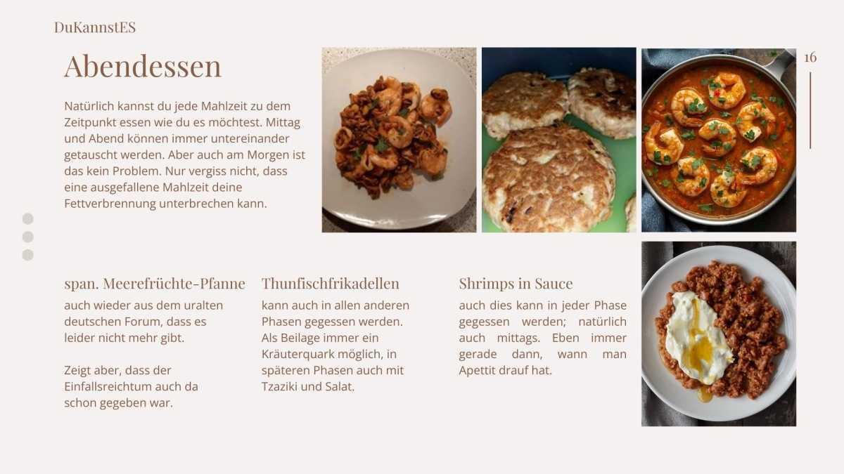Rezepte für die Startphase