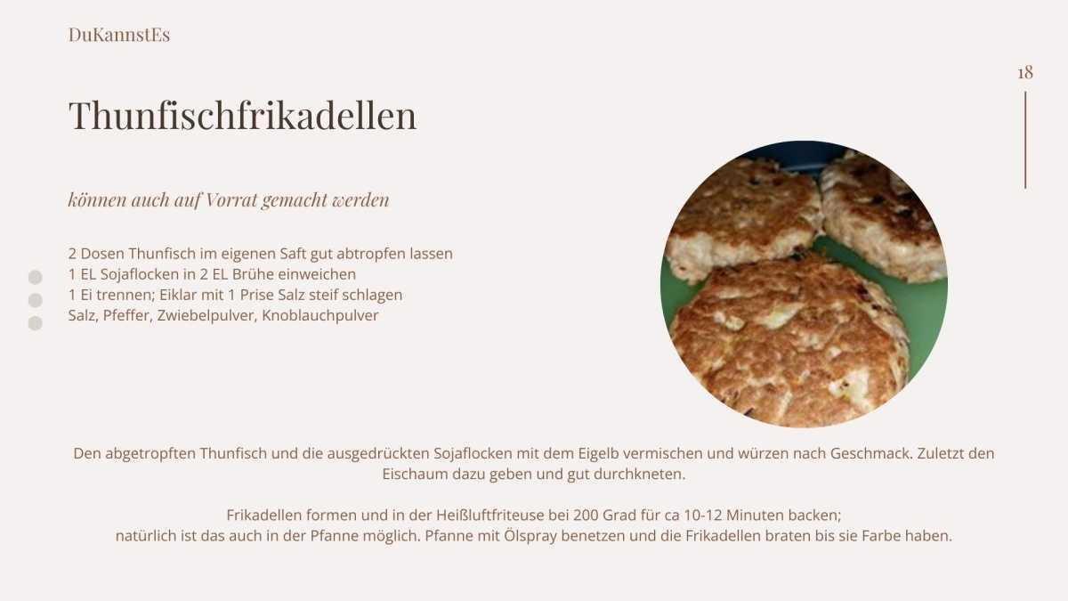 Rezepte für die Startphase