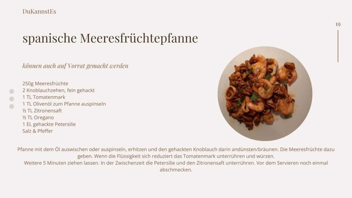 Rezepte für die Startphase