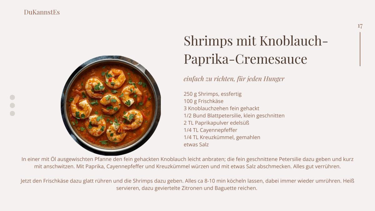 Rezepte für die Startphase