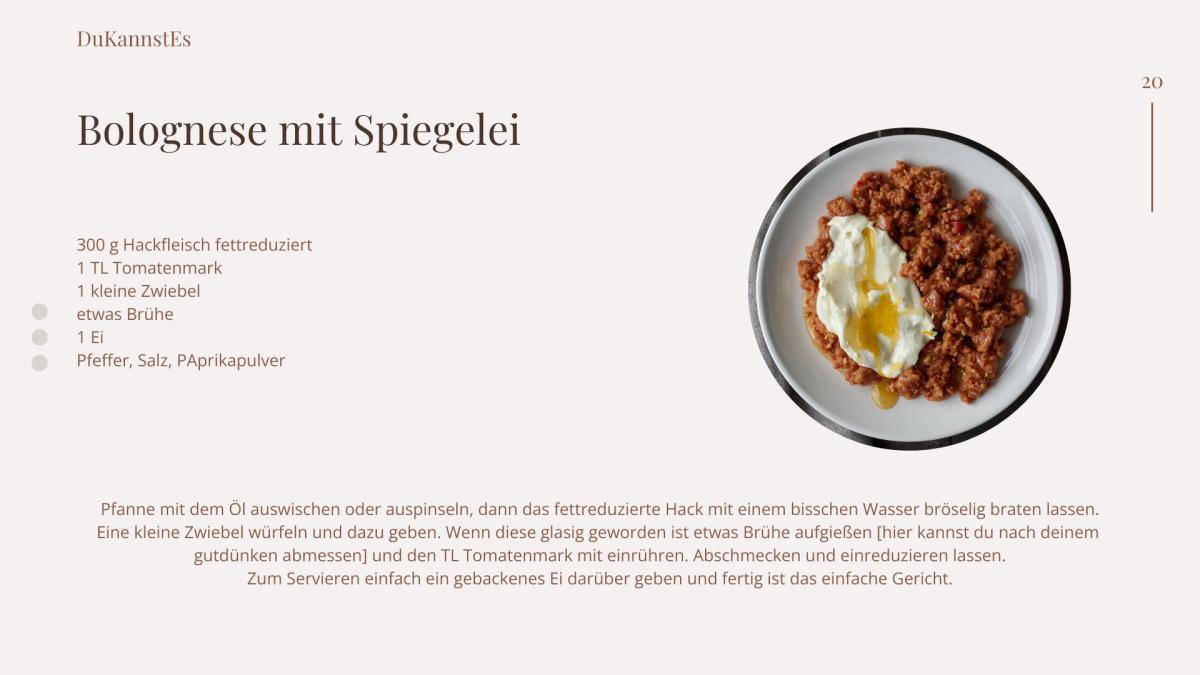Rezepte für die Startphase