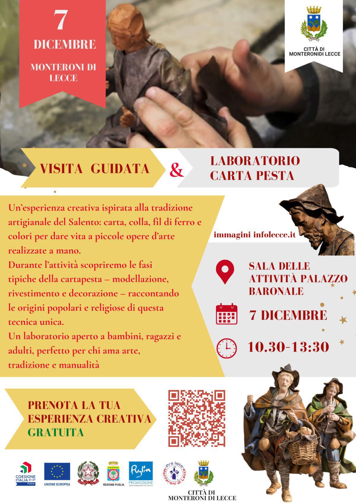 Partecipa al laboratorio di Cartapesta Salentina!