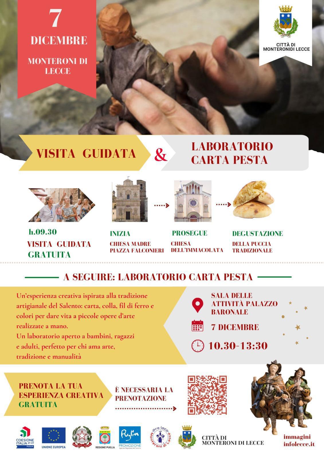 Monteroni tra storia e creatività: una mattinata speciale nel cuore del Salento Monteroni tra storia e creatività: una mattinata speciale nel cuore del Salento