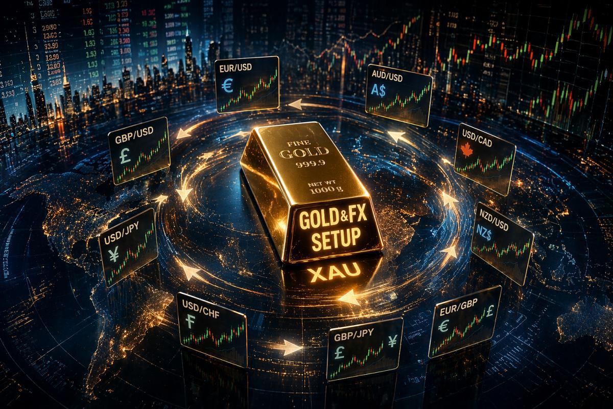 Gold & FX Setup – Tra geopolitica, dollaro debole e snodi macro: il mercato si prepara al prossimo movimento