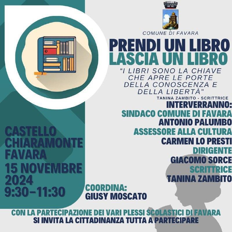 Prendi un Libro lascia un Libro (inizio ore 09.30)