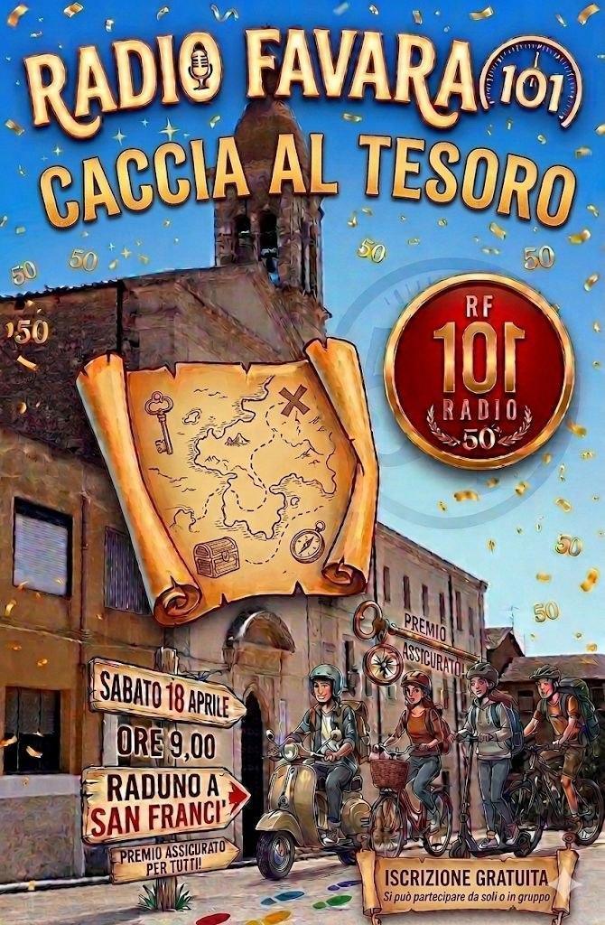 Radio Favara 101 - Caccia al Tesoro (ore 9.00 raduno a San Francì)
