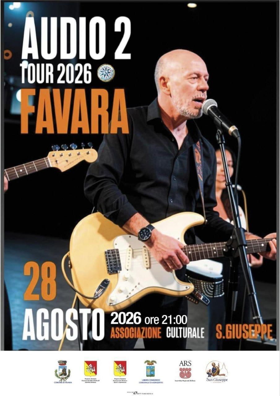 Audio 2 tour 2026 Favara (Inizio ore 21.00)