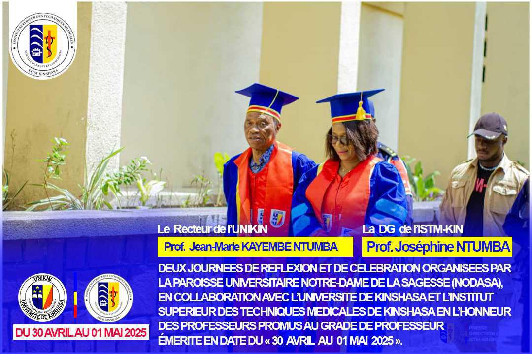 DECOUVREZ, A TRAVERS UNE SERIE D'IMAGES, LES DEUX JOURNEES DE REFLEXION ET DE CELEBRATION ORCHESTREES PAR LA PAROISSE UNIVERSITAIRE NOTRE-DAME DE LA SAGESSE (NODASA), EN COLLABORATION AVEC L’UNIVERSITE DE KINSHASA ET L’INSTITUT SUPERIEUR DES TECH