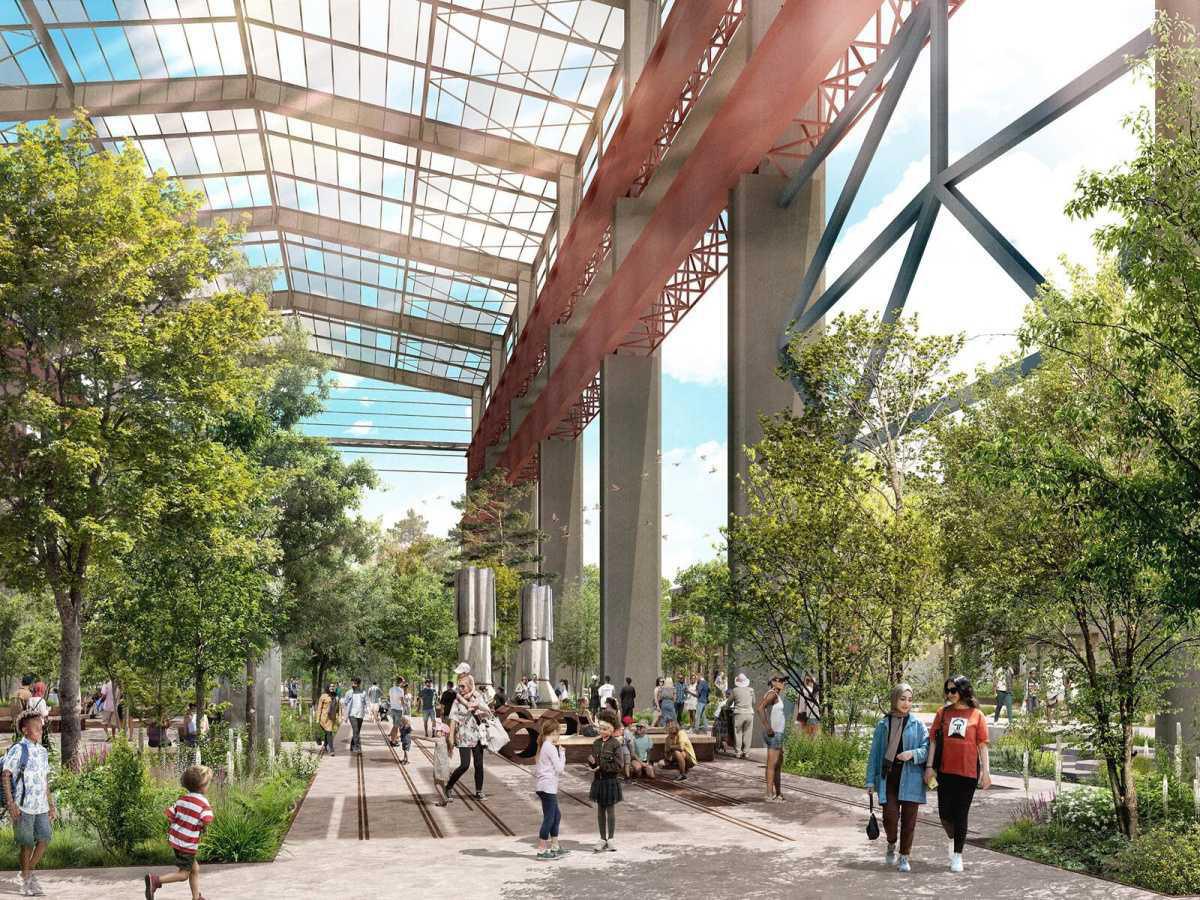 Fives-Cail : les travaux du parc urbain ont commencé. Fives-Cail : les travaux du parc urbain ont commencé.