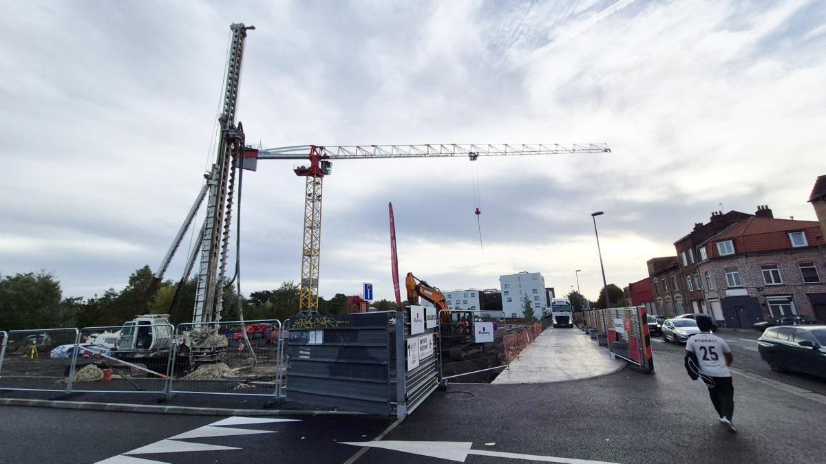Lille-Sud : les travaux du nouveau groupe scolaire Florian Moulin Pergaud ont démarré.