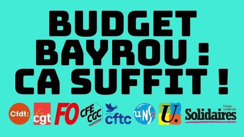 Budget : les sacrifices pour le monde du travail ça suffit ! 