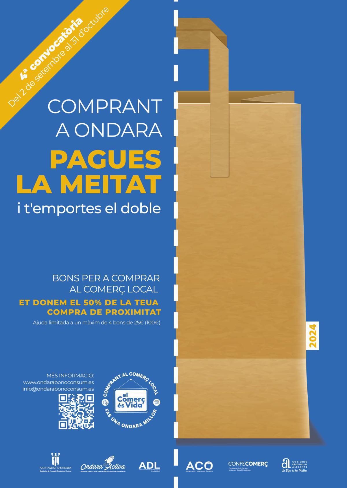 Empieza hoy la entrega de los Bonos Consumo en Ondara Empieza hoy la entrega de los Bonos Consumo en Ondara