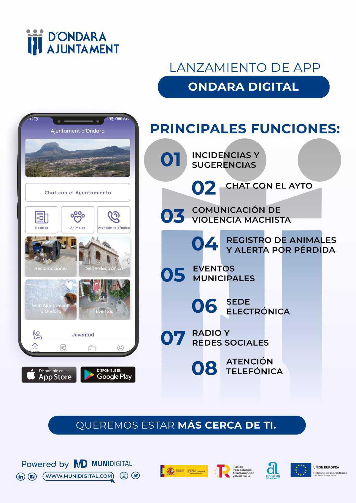 "Ondara Digital", la nueva app informativa para los ciudadanos ondarenses "Ondara Digital", la nueva app informativa para los ciudadanos ondarenses