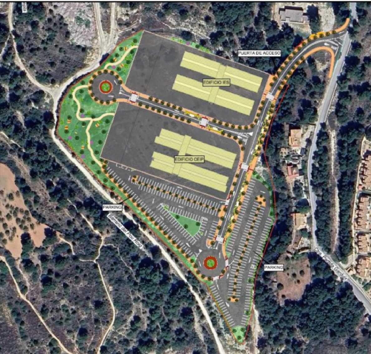 Salen a licitación las obras de adecuación de la parcela para los módulos del IES Salen a licitación las obras de adecuación de la parcela para los módulos del IES