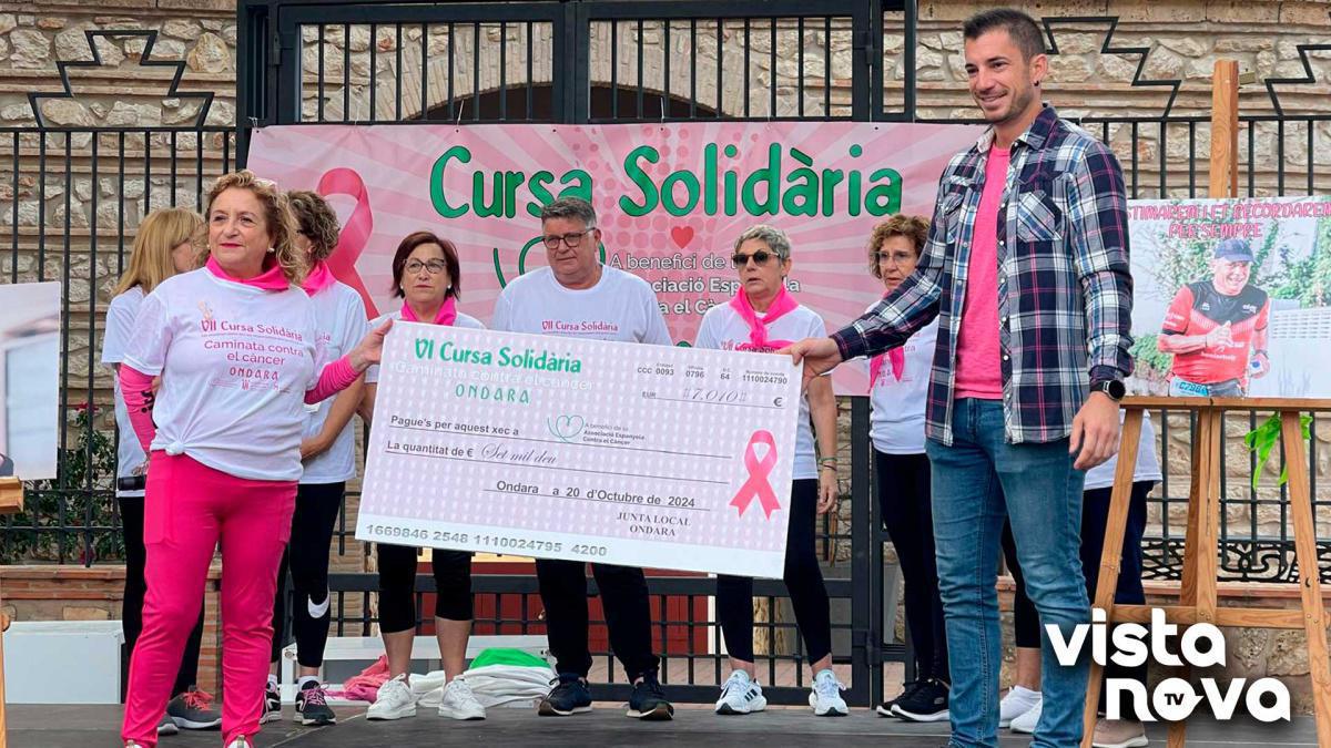 La VII Cursa Solidaria de Ondara recauda más de 7.000 euros para la Asociación Española Contra el Cáncer La VII Cursa Solidaria de Ondara recauda más de 7.000 euros para la Asociación Española Contra el Cáncer