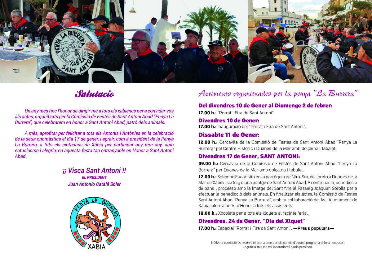 Xàbia vive enero con intensidad festiva, Sant Antoni y Sant Sebastià Xàbia vive enero con intensidad festiva, Sant Antoni y Sant Sebastià
