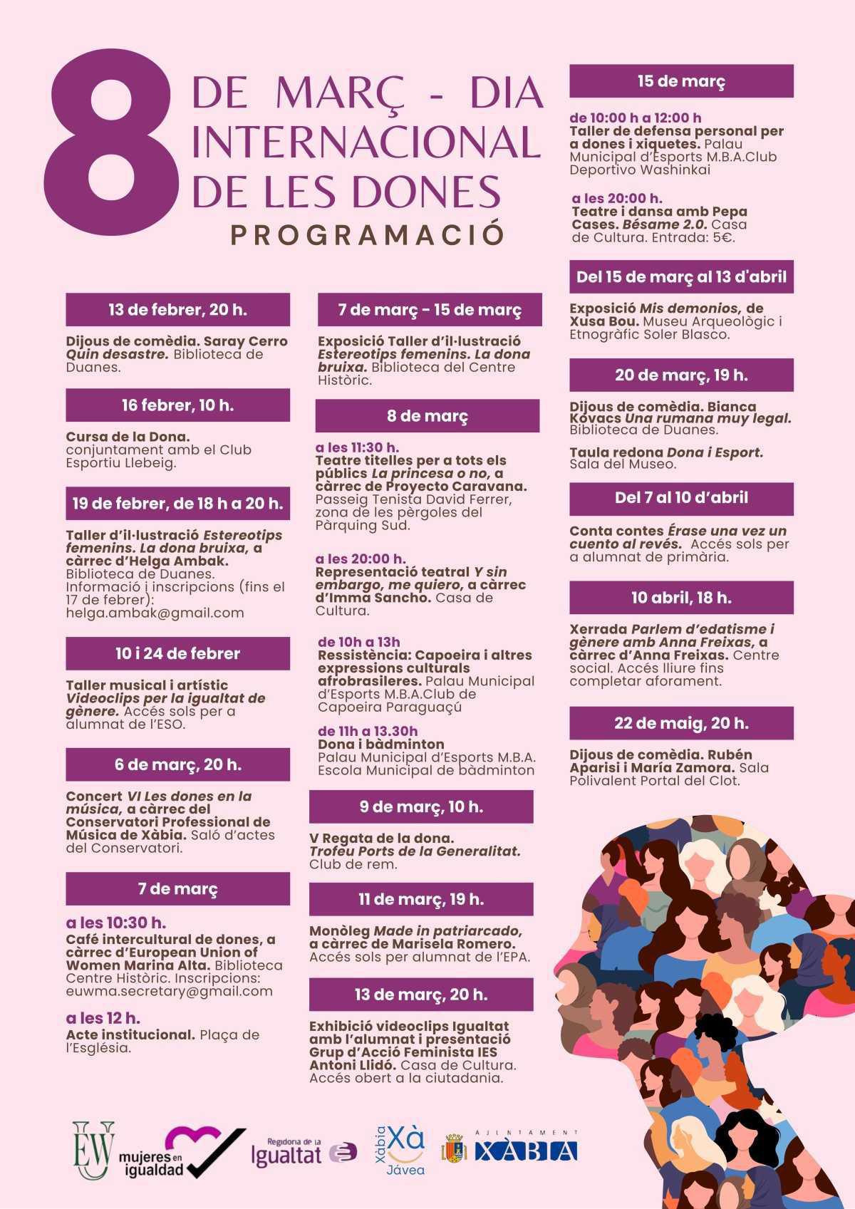 La Cursa de la Dona abre la programación del Día Internacional de las Mujeres en Xàbia