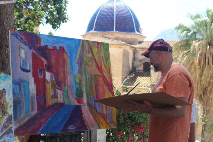 Blai Tomás se lleva el Consurso de Pintura Rápida de Dénia