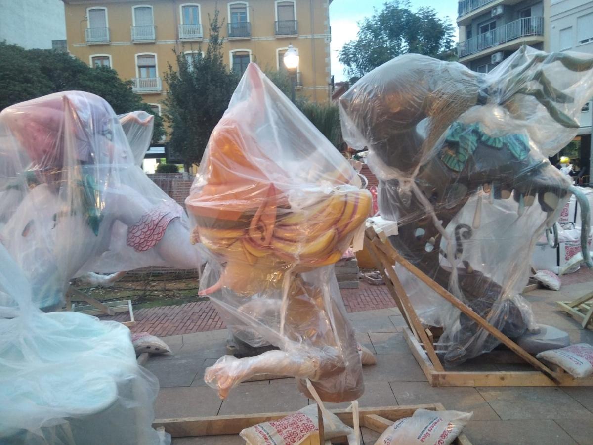 Comienza la Plantà de las Fallas de Dénia
