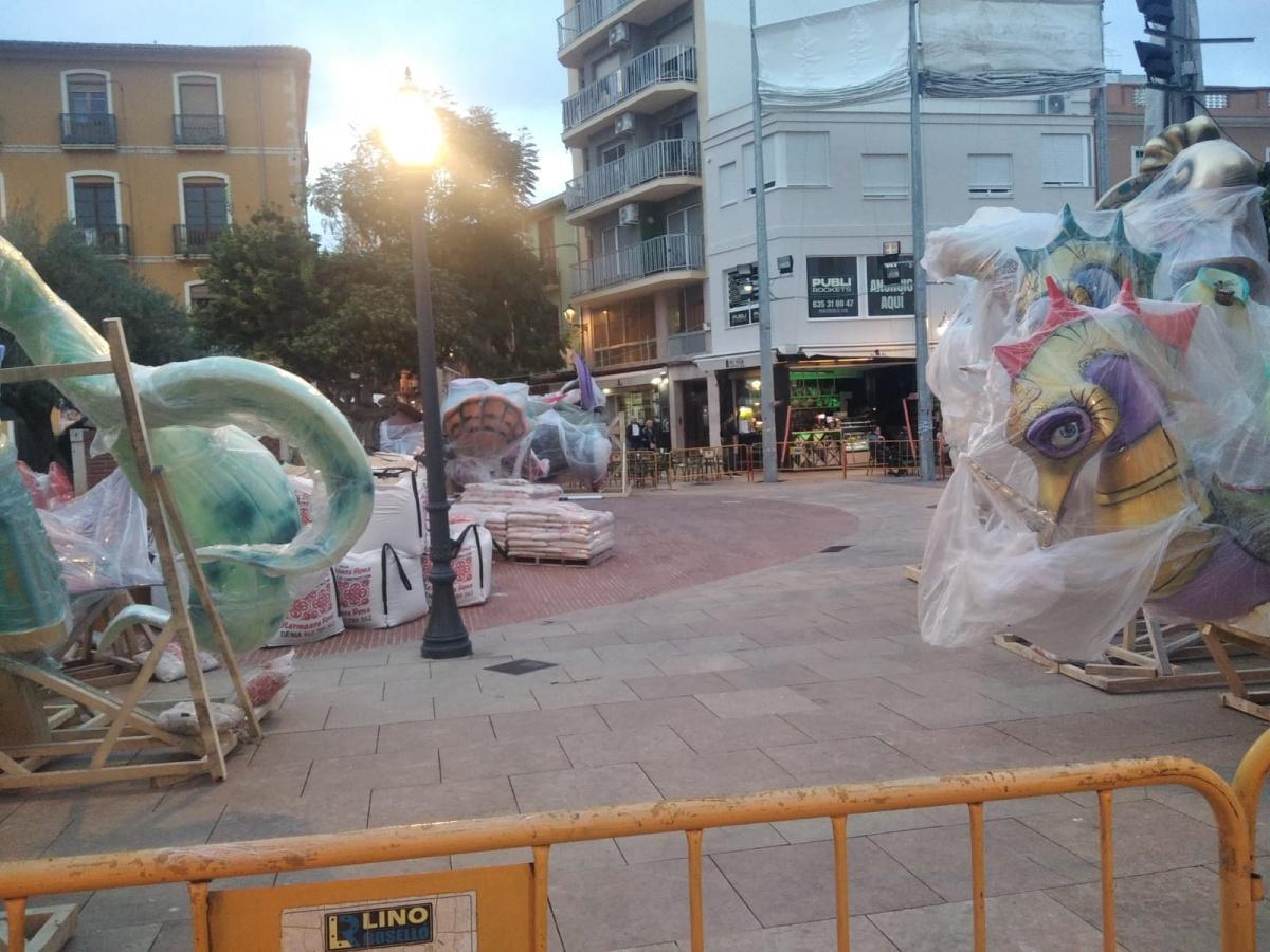 Comienza la Plantà de las Fallas de Dénia