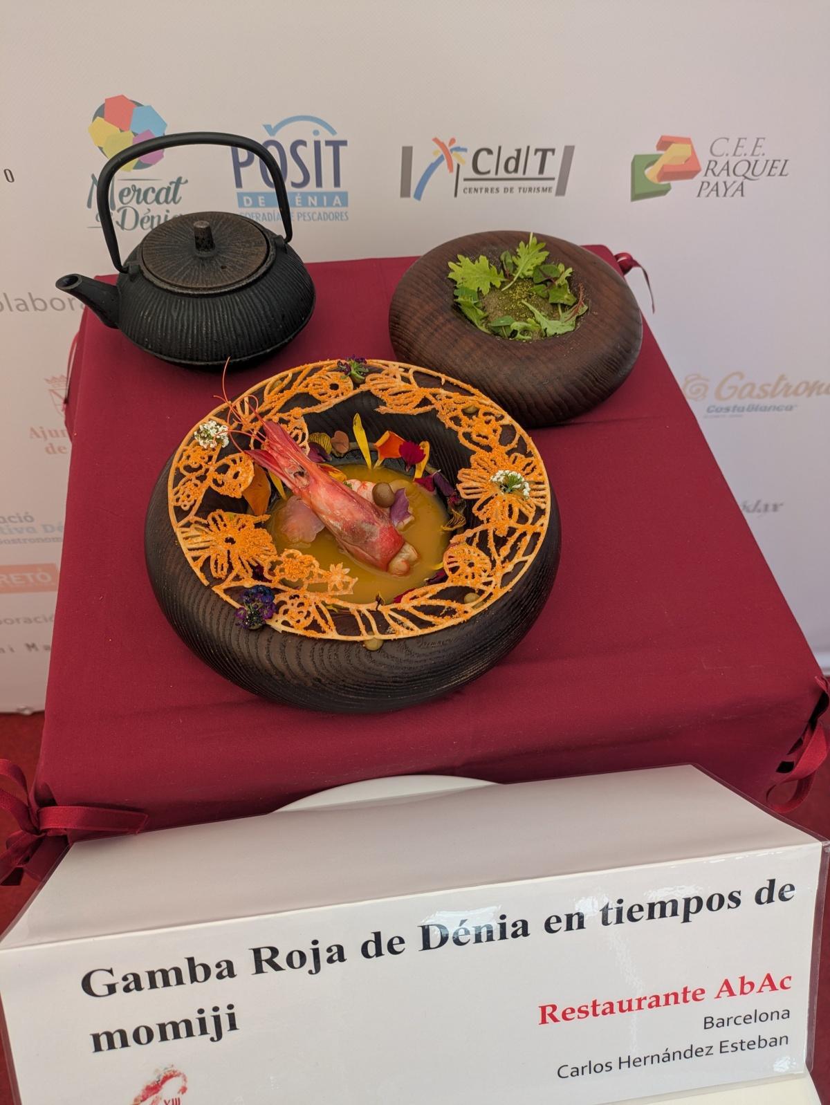 Ana Lázaro del Restaurante Barro de Ávila conquista el Concurso Internacional de la Gamba Roja de Dénia Ana Lázaro del Restaurante Barro de Ávila conquista el Concurso Internacional de la Gamba Roja de Dénia