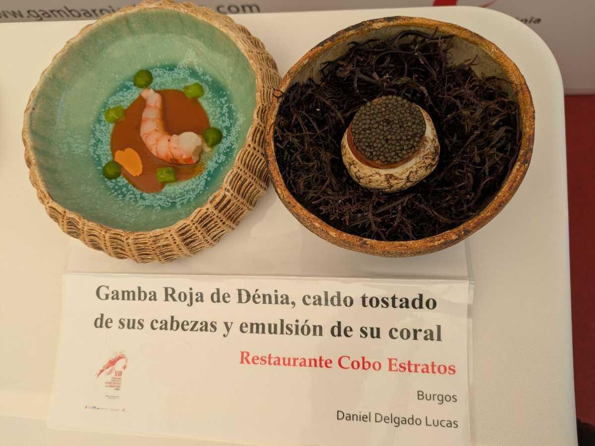 Ana Lázaro del Restaurante Barro de Ávila conquista el Concurso Internacional de la Gamba Roja de Dénia Ana Lázaro del Restaurante Barro de Ávila conquista el Concurso Internacional de la Gamba Roja de Dénia