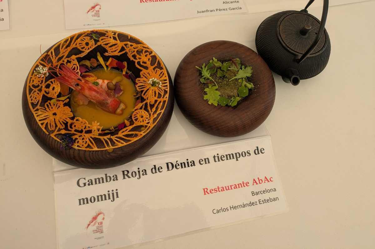 Ana Lázaro del Restaurante Barro de Ávila conquista el Concurso Internacional de la Gamba Roja de Dénia Ana Lázaro del Restaurante Barro de Ávila conquista el Concurso Internacional de la Gamba Roja de Dénia