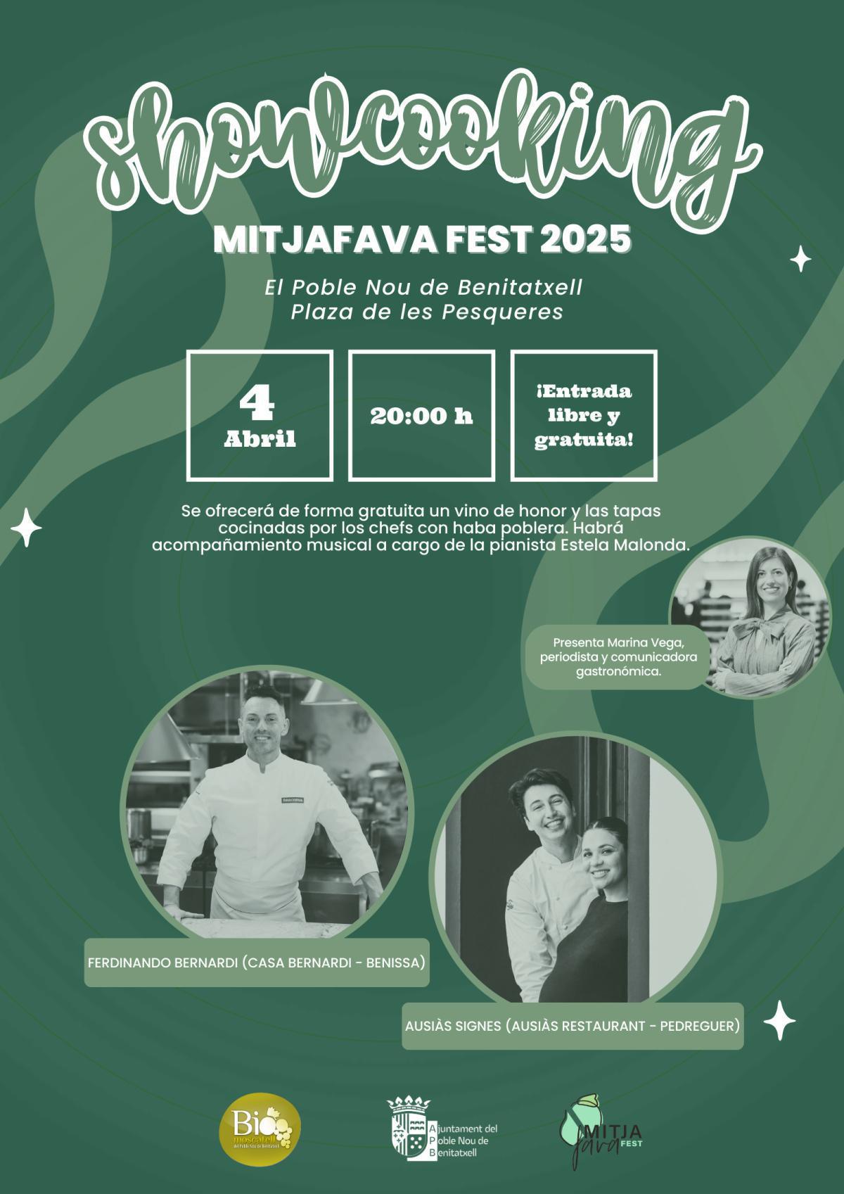 Los chefs Ferdinando Bernardi y Ausiàs Signes cocinarán para el público del Mitjafava Fest de Benitatxell Los chefs Ferdinando Bernardi y Ausiàs Signes cocinarán para el público del Mitjafava Fest de Benitatxell
