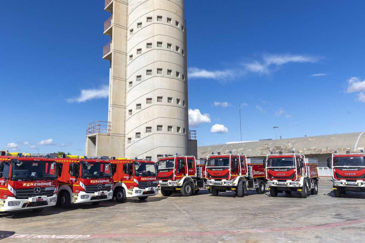 El Consorcio de Bomberos refuerza su flota de vehículos con diez nuevas autobombas 