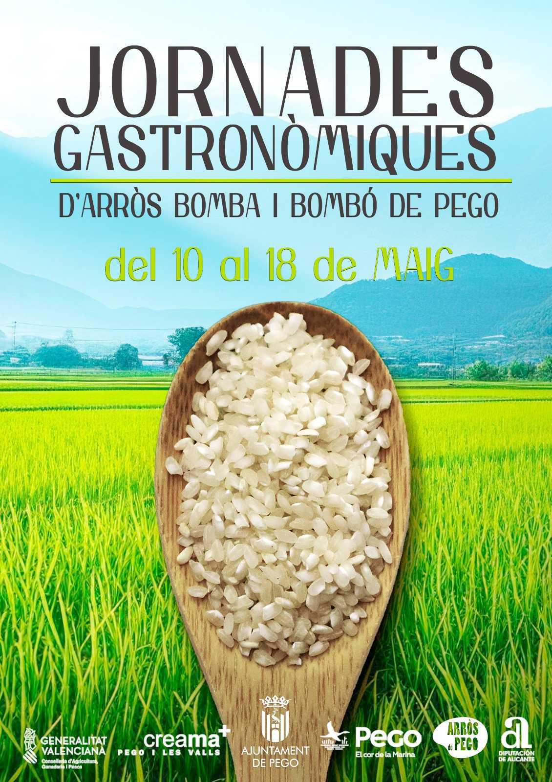 Vuelven a Pego las Jornadas del Arroz Bomba y Bombón y la Fira del Comerç