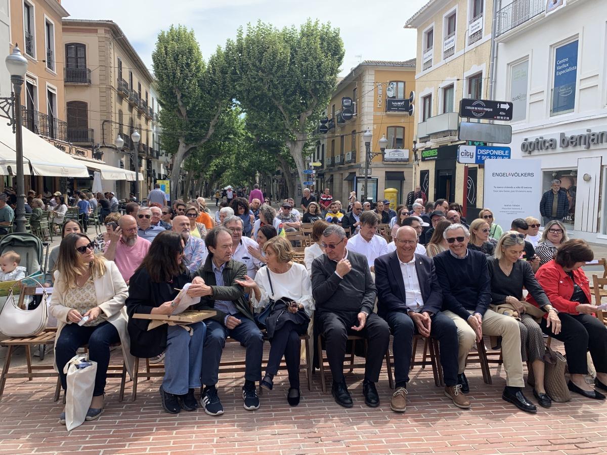 La imagen de Maria Ibars permanecerá en la Glorieta de Dénia