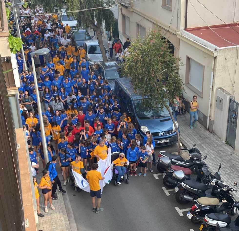 Dénia encén la flama dels Minijocs amb un acte protagonitzat per l’esport base Dénia encén la flama dels Minijocs amb un acte protagonitzat per l’esport base