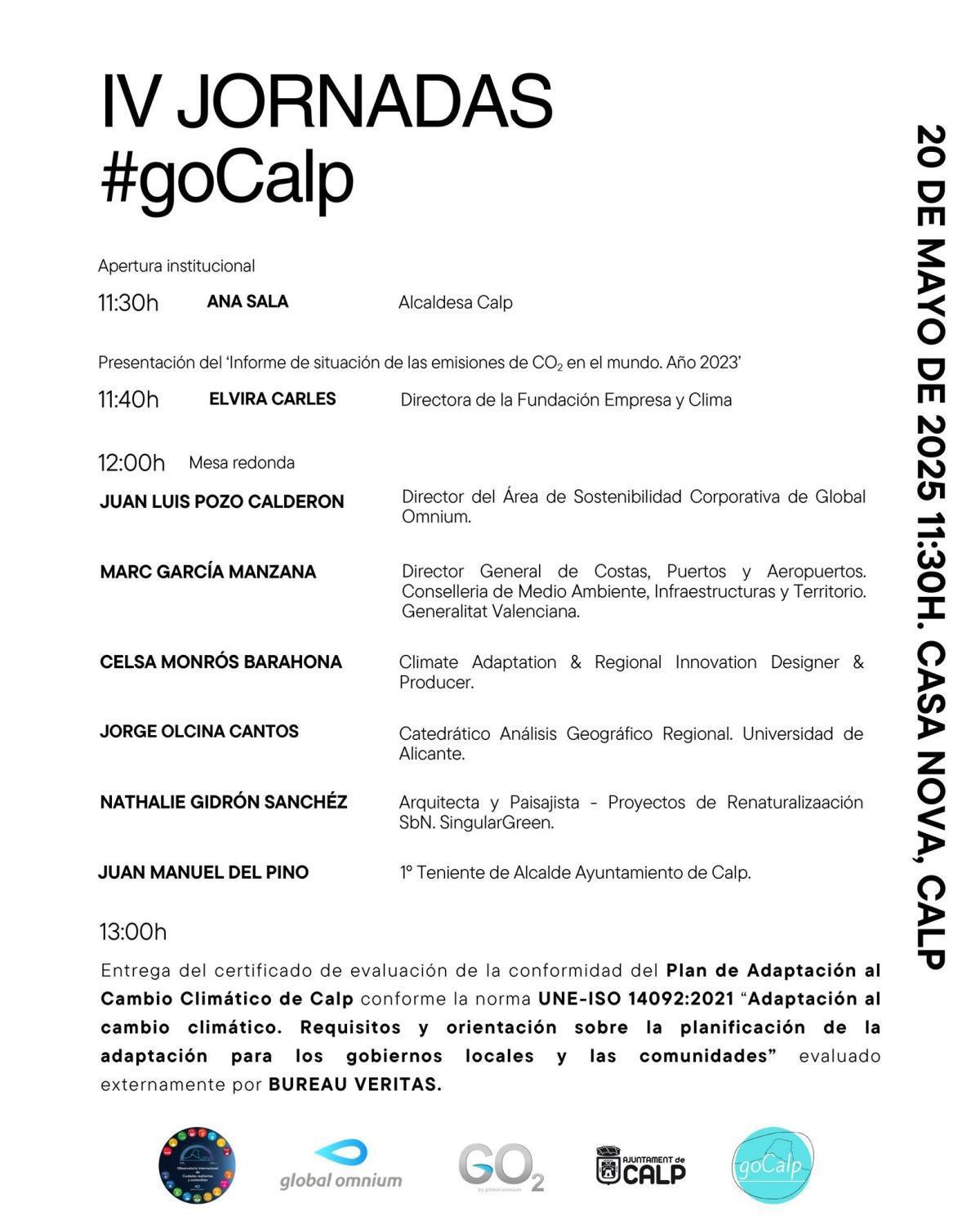 Jornadas en Calp: Seguridad para los entornos construidos y adaptación a las necesidades urbanas del siglo XXI