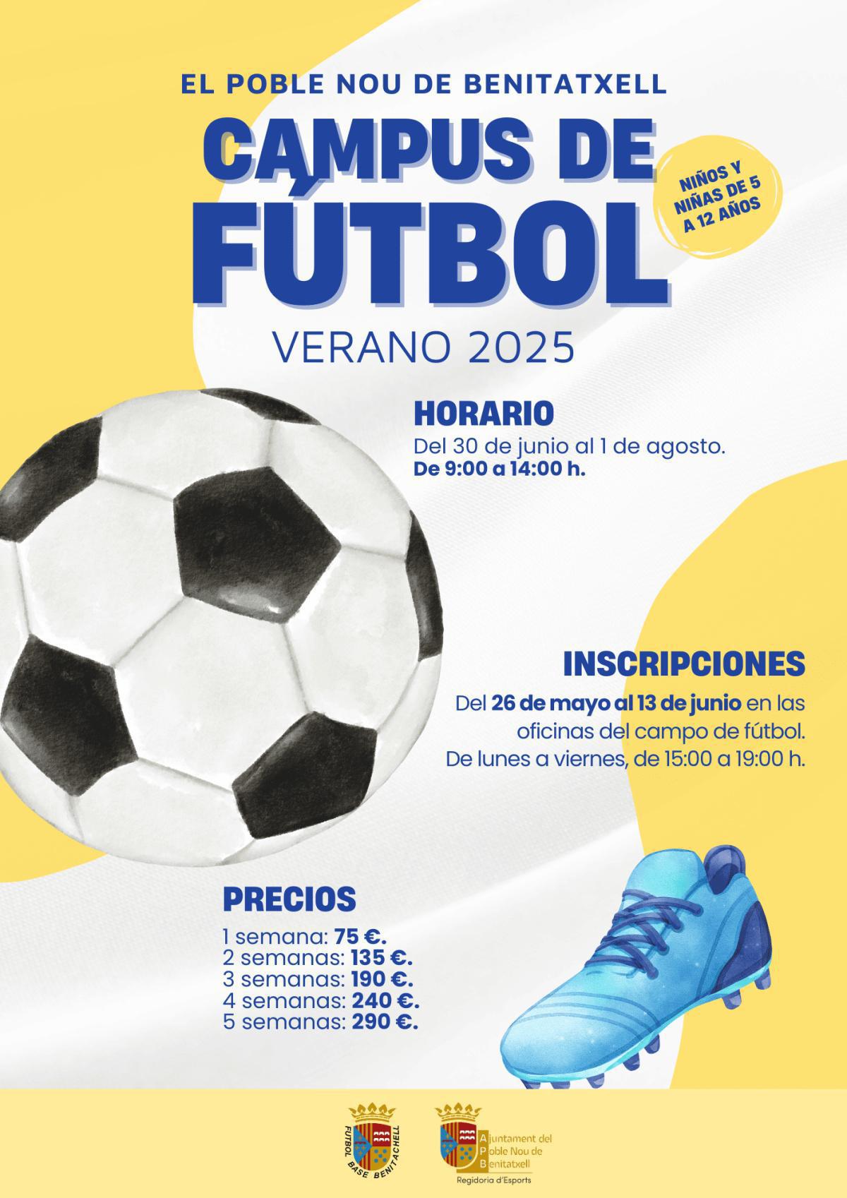 Se abren las inscripciones para las escuelas deportivas de verano de Benitatxell