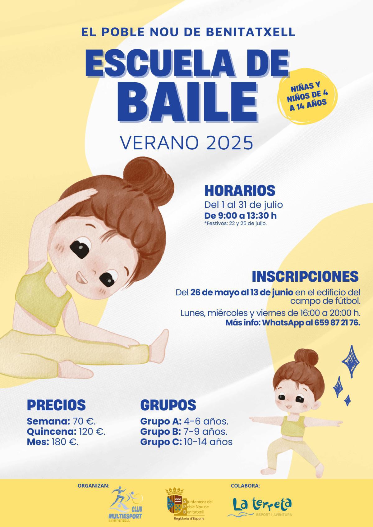 Se abren las inscripciones para las escuelas deportivas de verano de Benitatxell