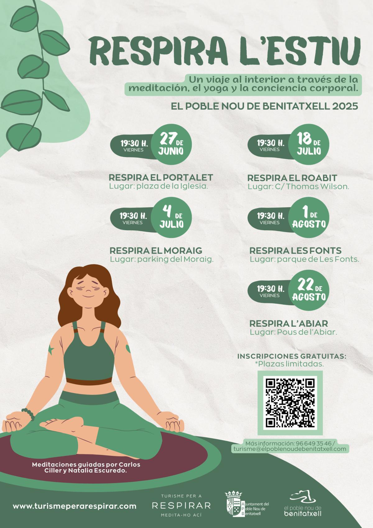 ‘Respira l’estiu’, el ciclo de meditaciones que promueve Benitatxell para aliar turismo y entorno