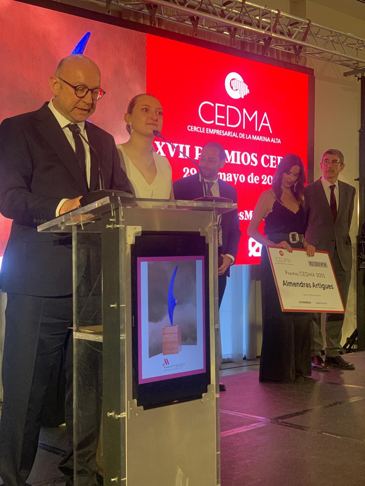 Premios CEDMA 2025: Seguros Javier Seguí, Melic, Abahana Local Group y Almendras Artigues 