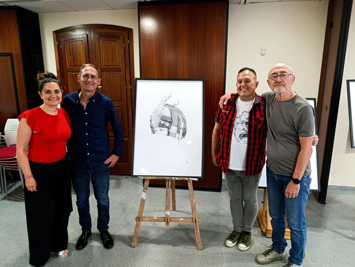 "Ratlla a ratlla", el resum de dèsset anys de mestria i art de l'artista ondarenc Toni Ortolà