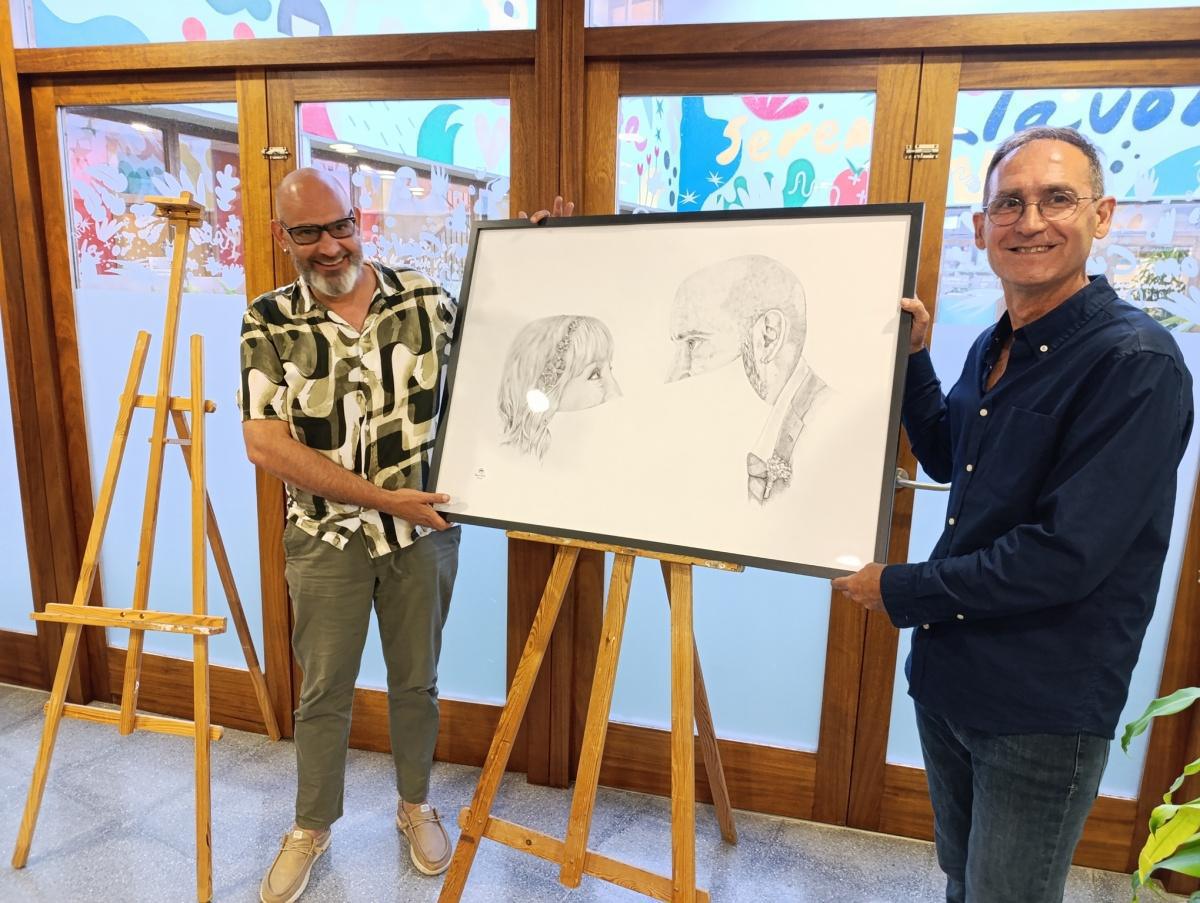 "Ratlla a ratlla", el resum de dèsset anys de mestria i art de l'artista ondarenc Toni Ortolà