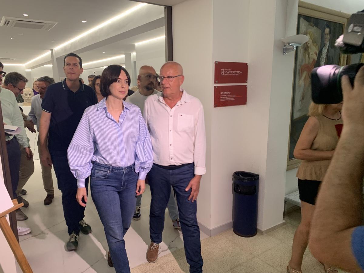 Diana Morant en Dénia acerca del caso Santos Cerdán: "Quien la hace la paga"
