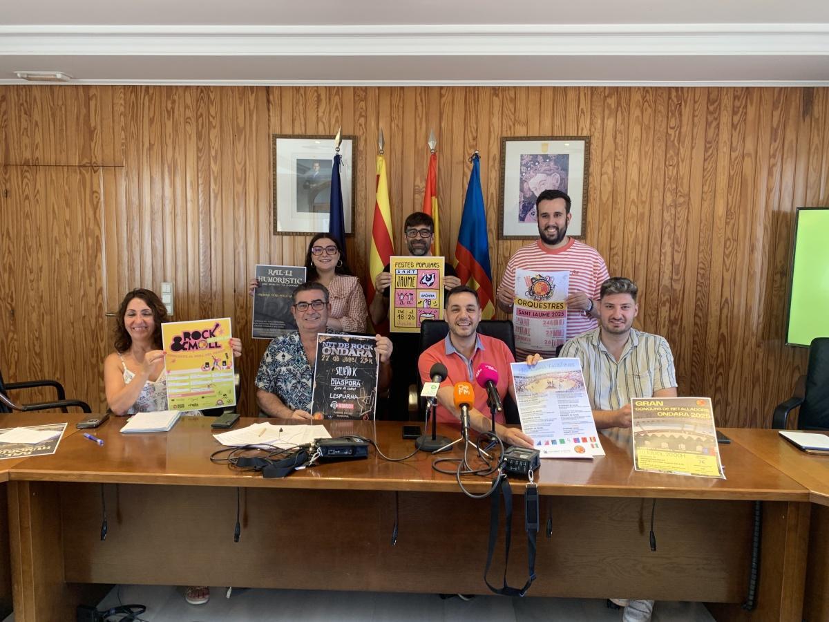 Ondara presenta les Festes de Sant Jaume 2025 amb una programació plena d’activitats per a tots els públics Ondara presenta les Festes de Sant Jaume 2025 amb una programació plena d’activitats per a tots els públics