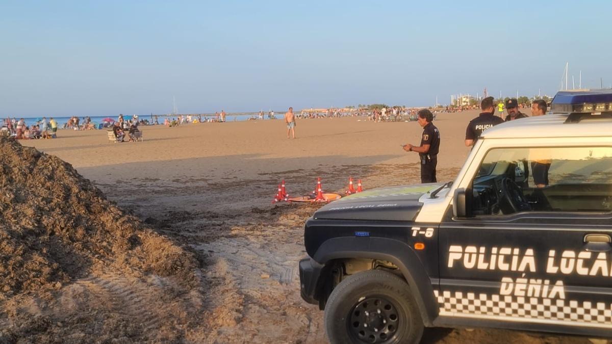 Noche de San Juan tranquila en Dénia, sin incidencias destacables