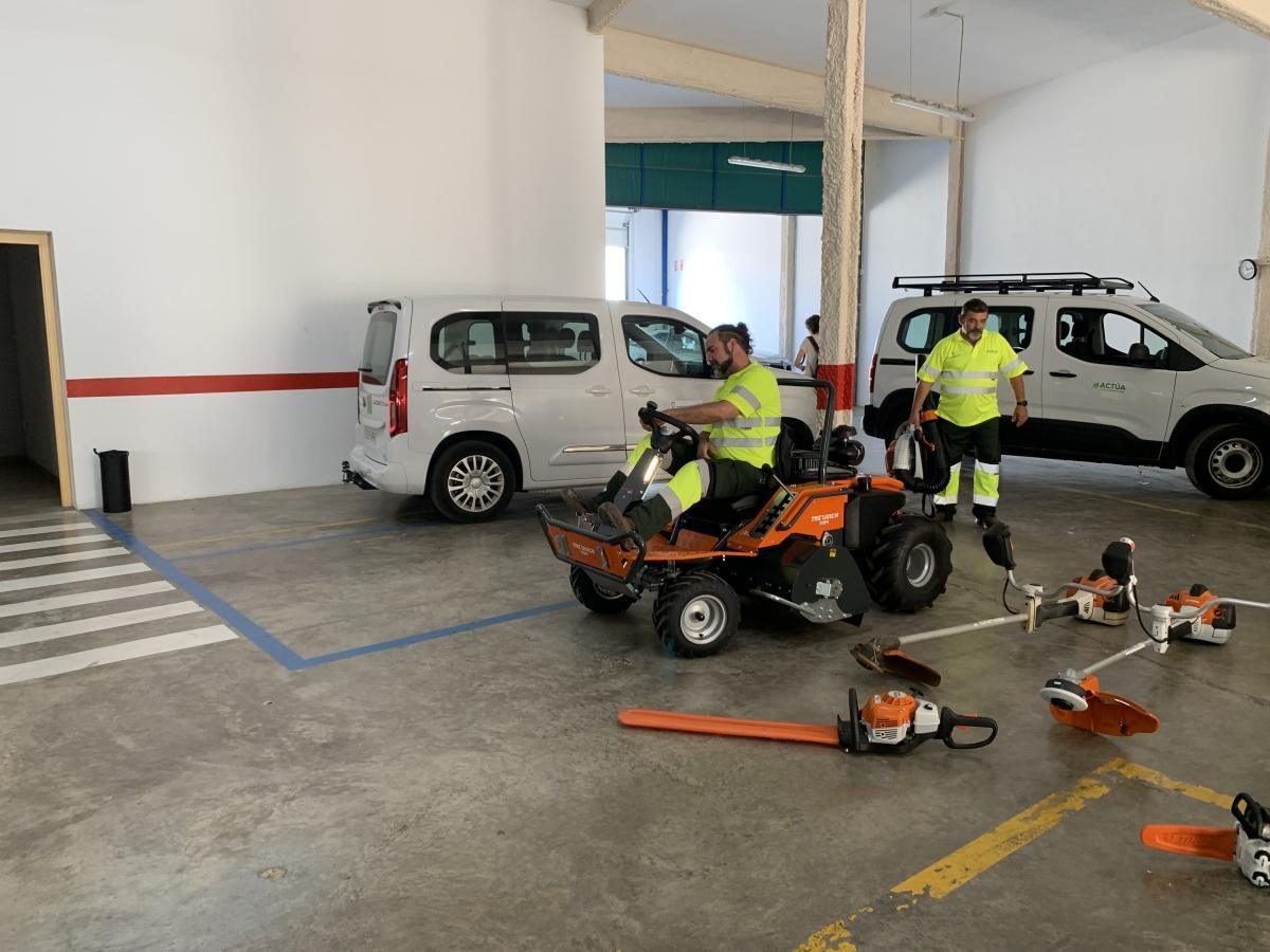 Dénia reubica la brigada de Parcs i Jardins en una nova nau més gran i millor equipada
