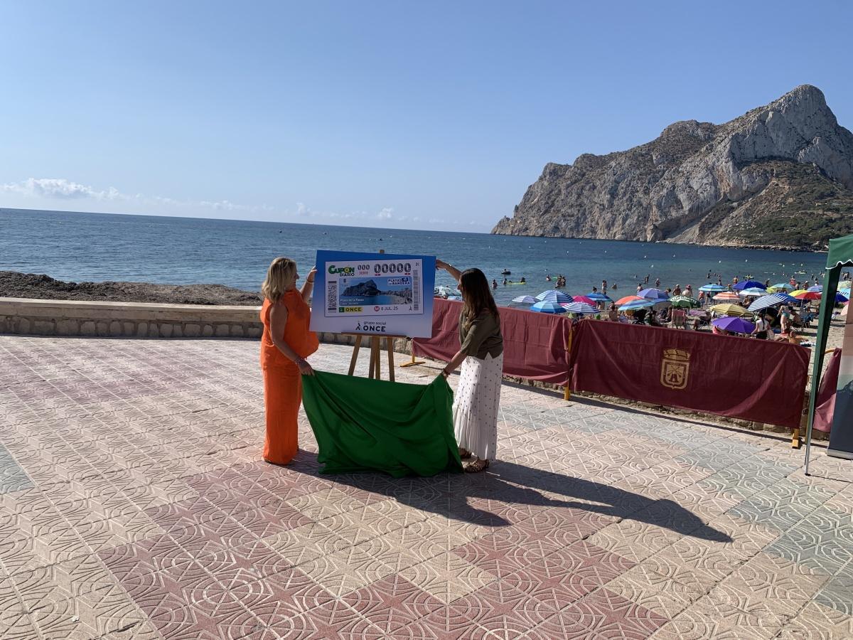 La playa de La Fossa de Calp protagoniza el cupón de la ONCE del 8 de julio La playa de La Fossa de Calp protagoniza el cupón de la ONCE del 8 de julio
