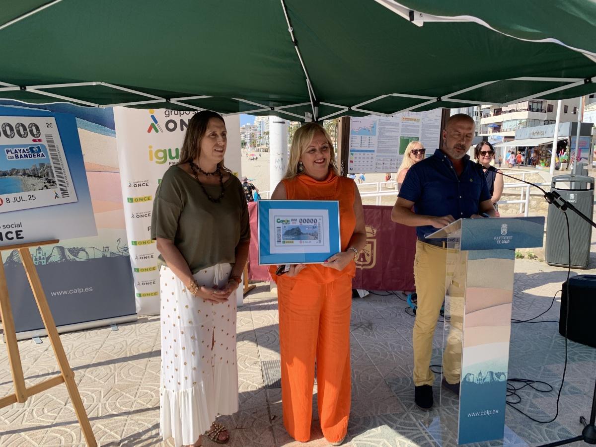 La playa de La Fossa de Calp protagoniza el cupón de la ONCE del 8 de julio